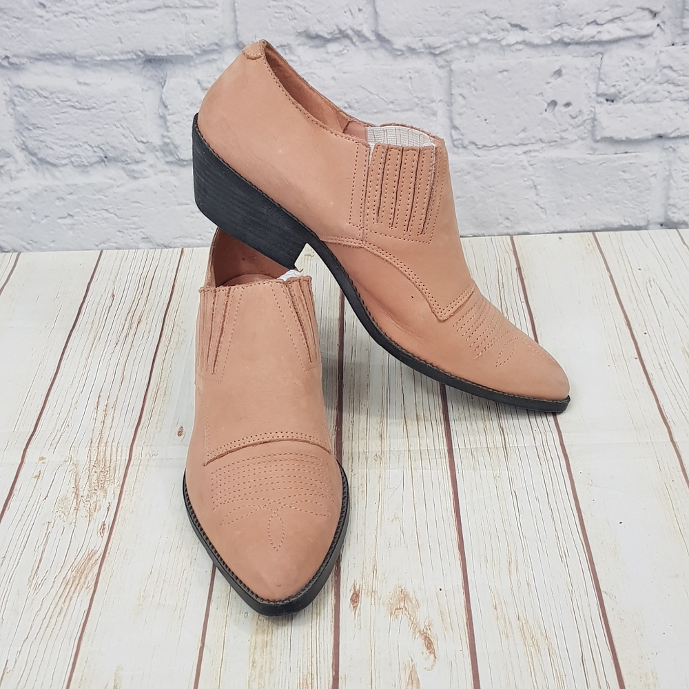 Made in Brazil Suede Cowgirl Ankle Booties